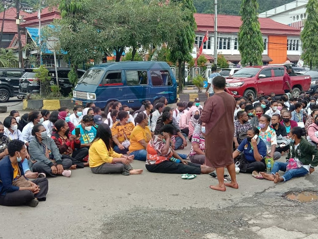 Nama Diganti Pendatang, Calon Bintara Noken Tuntut Keadilan di Polda Papua