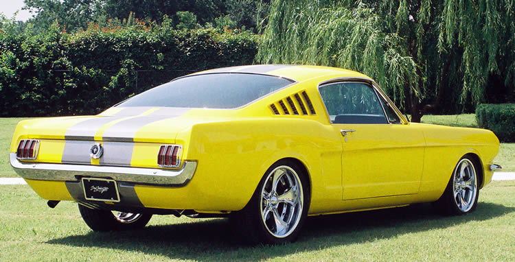 1965 Mustang GT Fastback Boyd Coddington rear side