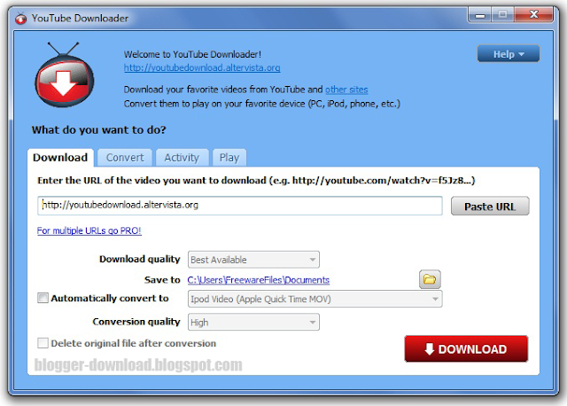 YouTube Downloader 3.9 ScreenShoot