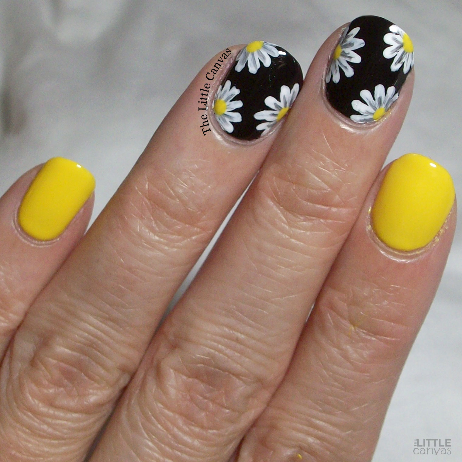 Coffin white Daisy Nails Art perfect... - Tree Nails Sylvania | Facebook