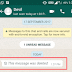 How to see deleted whatsapp messages