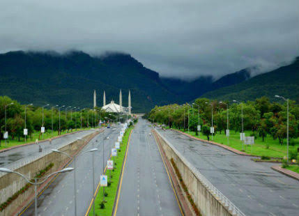 اسلام آباد میں بارش سے موسم خوشگوار ہو گیا