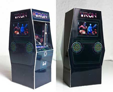 Tron Arcade Papercraft