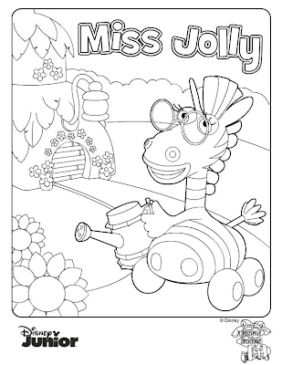 Miss Jolly para colorear y pintar