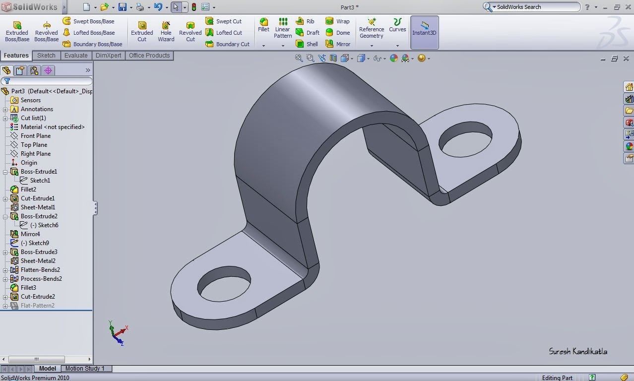 ... CATIA/SolidWorks/Pro-E/Ansys): Drawing Practise 21: Using Solid Works