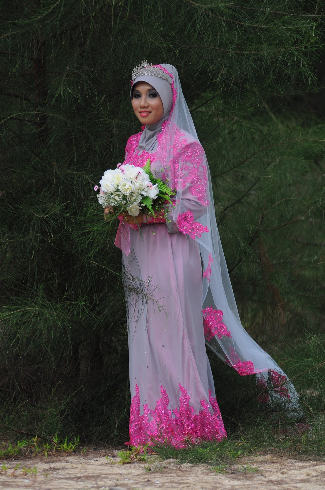 D KayAlyza Baju penGanTin PinK KeLaBu 