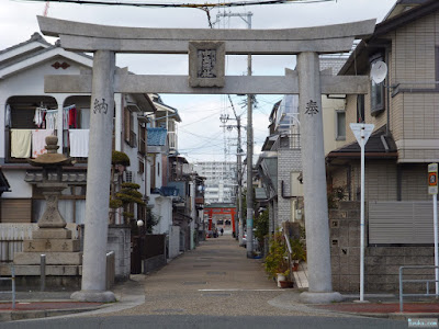 中島惣社第一の鳥居