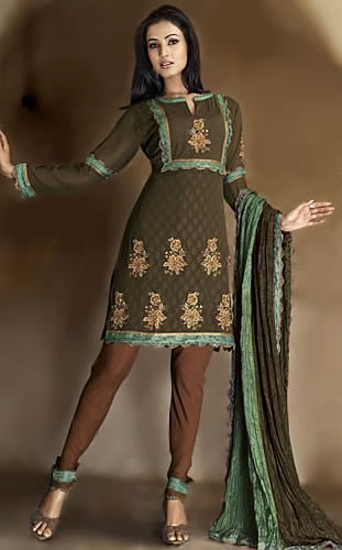 Black Churidar Suit Indian Wedding Dress