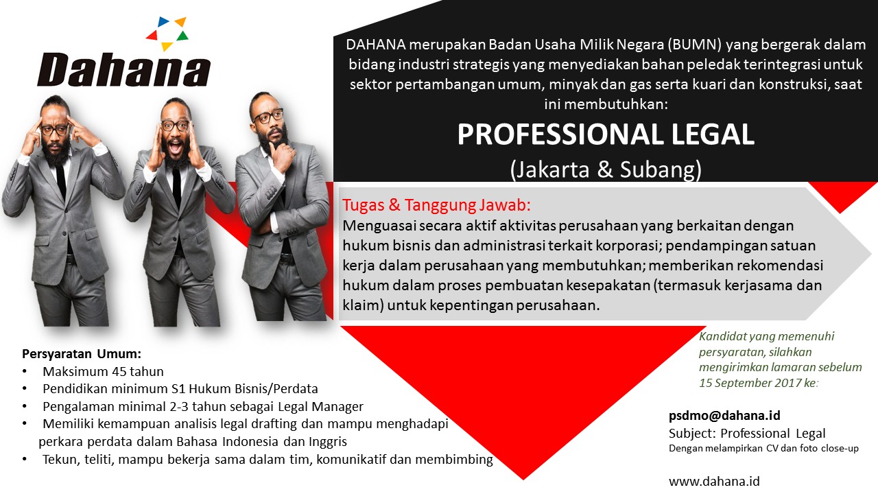 Lowongan Kerja Dahana (BUMN) - Info Loker Bandung Terbaru 2018