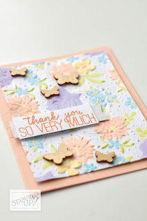 Stampin' Up! 2019 Sale-a-Bration AVAILABLE NOW ~ Country Floral Embossing Folder