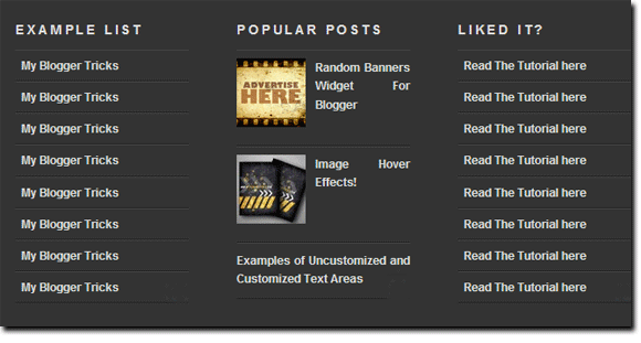 Multi-Column-Footer Widget For Blogger