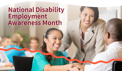 Autism Society National Disability Employment Awareness Month header