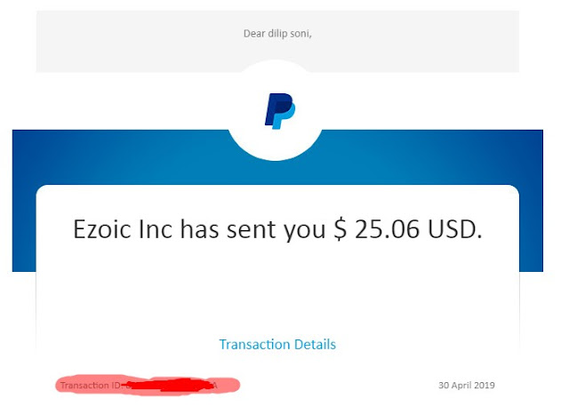 Ezoic Payment Proof