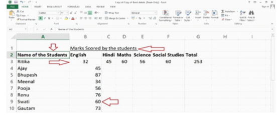 Basics of Excel