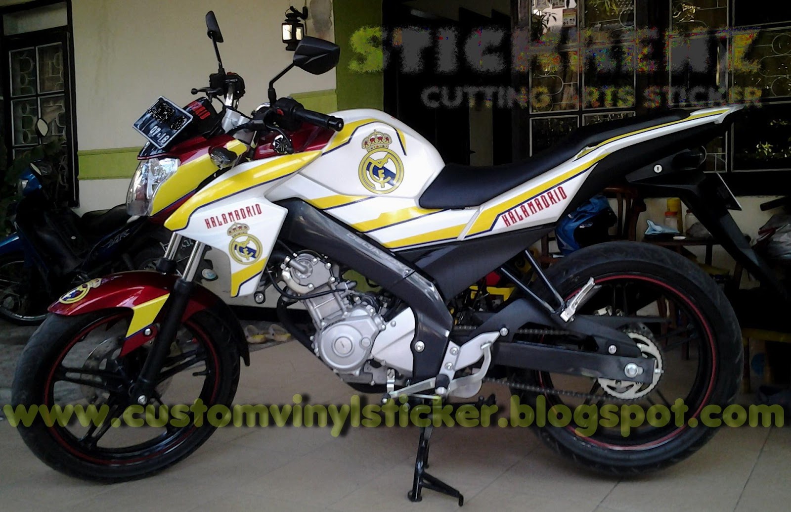 97 Modifikasi Motor Vixion Cutting Sticker Terkeren Kinyis Motor