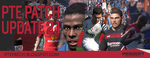 PTE Patch pes 2017 Update 2.1