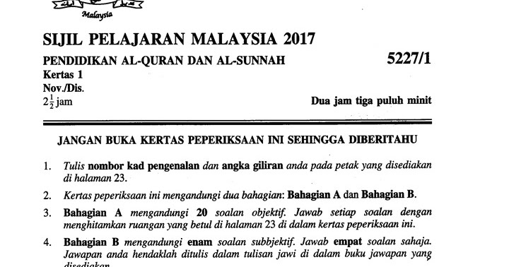 Kertas Soalan Sebenar Spm 2017  Koleksi Soalan Percubaan Spm Matematik