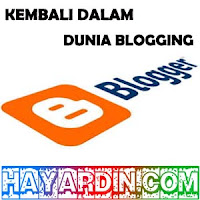 Alasan Mengapa Baru Aktif Lagi Dalam Dunia Blogging