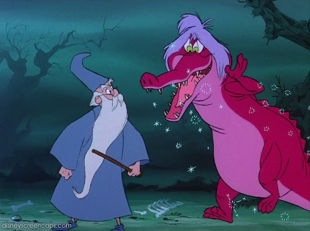 Madam Mim as a Dragon Sword in the Stone animatedfilmreviews.filminspector.com