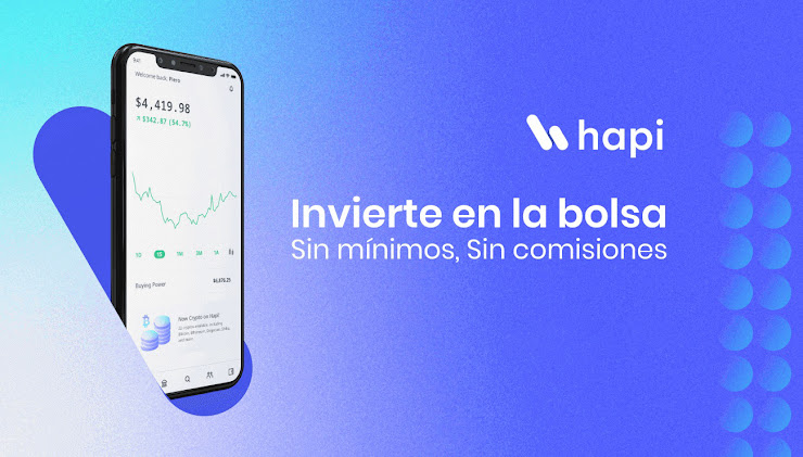 Cómo invertir con poco dinero en Acciones, ETFs y Criptomonedas con Hapi