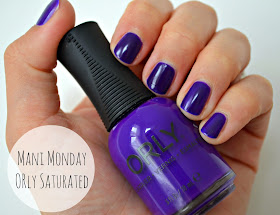 Orly Saturated purple nails