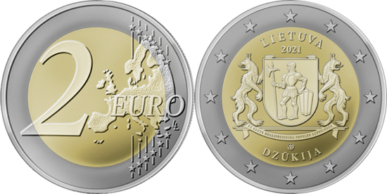 Lithuania 2 euro 2021 - Dzūkija