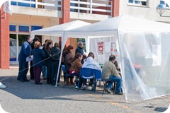 El Puesto Sanitario en el Palacio Municipal