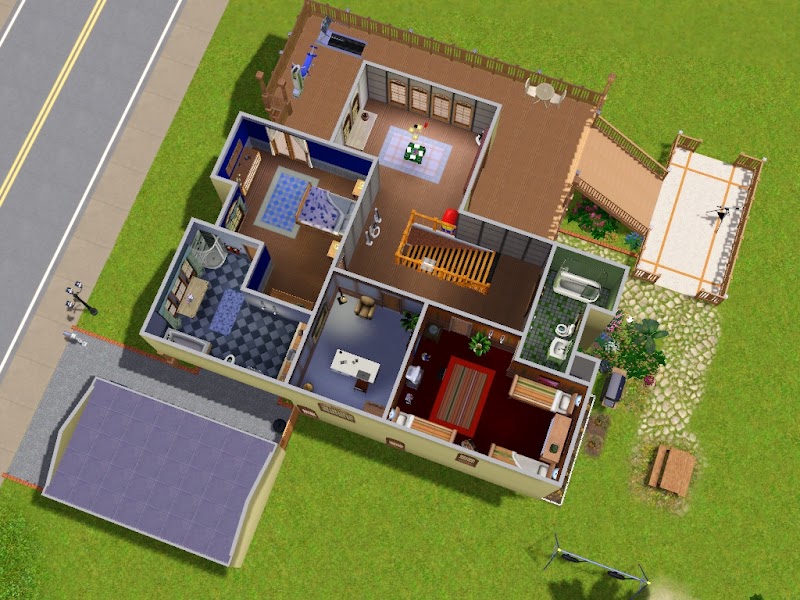 31 Desain Rumah Mewah The Sims Freeplay, Motif Baru!