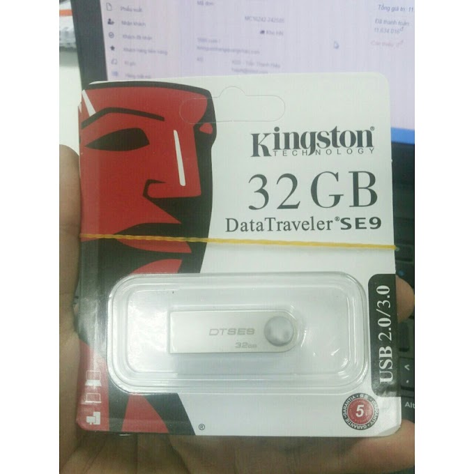 ⚡Hàng xịn⚡ USB Kingston 64Gb/32Gb/16Gb/8Gb/4Gb/2Gb SE9 - Vỏ thép xịn - chống nước, Bảo hành 2 Năm