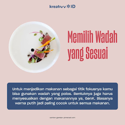 Tips Food Plating Memilih Wadah yang Sesuai 