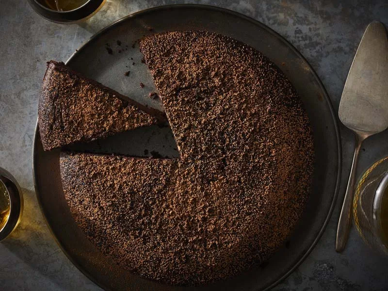 Gingerbread-Spiced Chocolate-Whiskey Cake