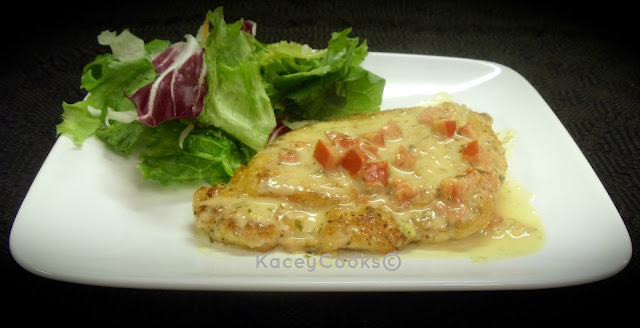 One of the yummiest, easiest chicken dishes I make.  Juicy and full of flavor. Chicken Pomodoro from KaceyCooks
