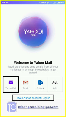 Cara Setting Email Yahoo Di Android