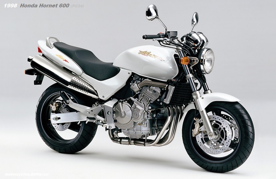 1998 Honda Hornet 600 White