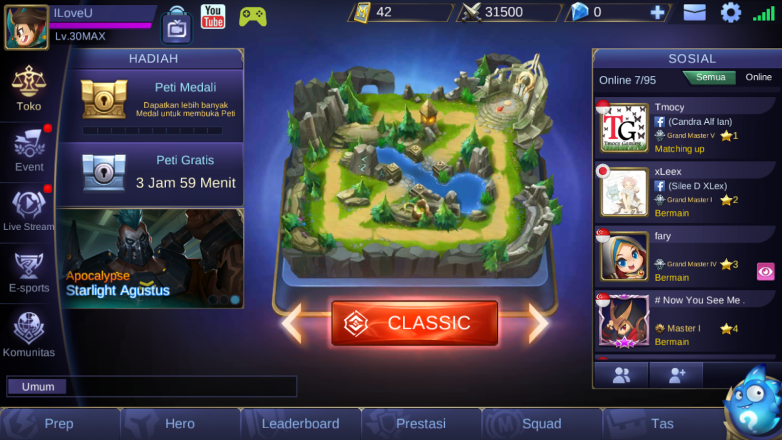 Cara Ganti Bingkai Batas Avatar Mobile Legends Rizky