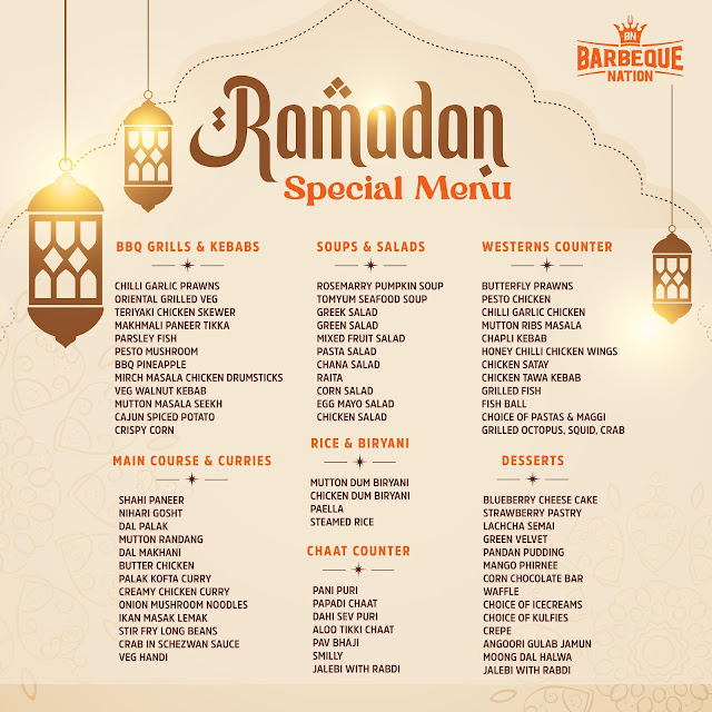 Ramadan Special Menu