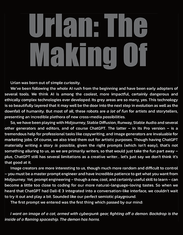 The Making of Urlan, Cosmic Cat - 19