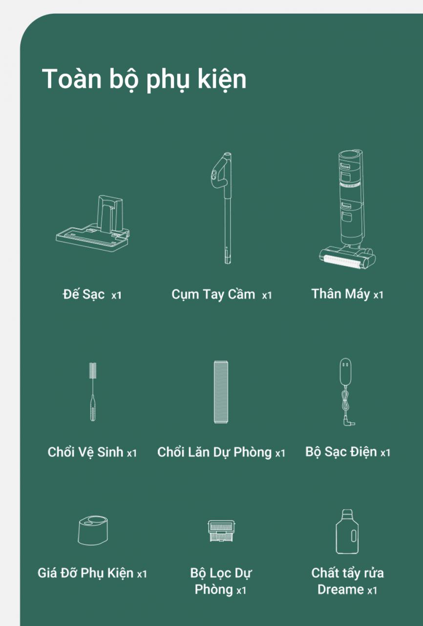 Máy hút bụi | lau sàn khô và ướt Dreame H11 Max