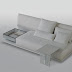  Modern White Sofa Bed from Molteni&C