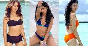 Fukrey actress bikini swimsuit hot pics