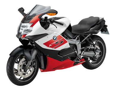 BMW super bike K1300 S red and white color  image