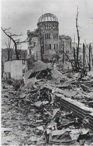 hiroshima ground zero memorial. Memorial museum has two scale