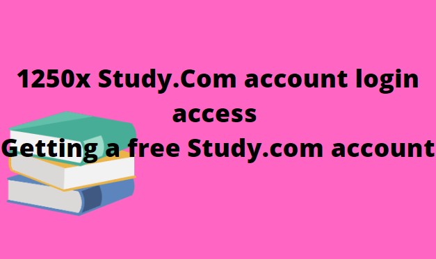 1250x Study.Com account
