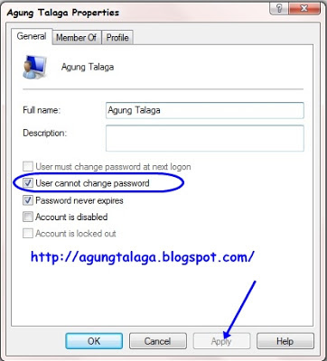 Cara Mencegah User Mengganti Password Login Windows 7