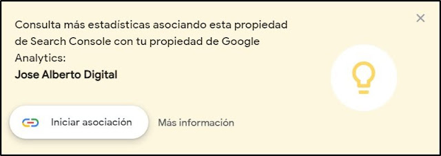 Asociar Search Console Insights con Google Analytics