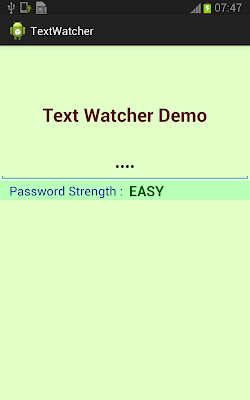 Android TextWatcher