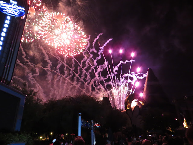 Fireworks Behind The American Idol Experience Sign Disney's Hollywood Studios Walt Disney World