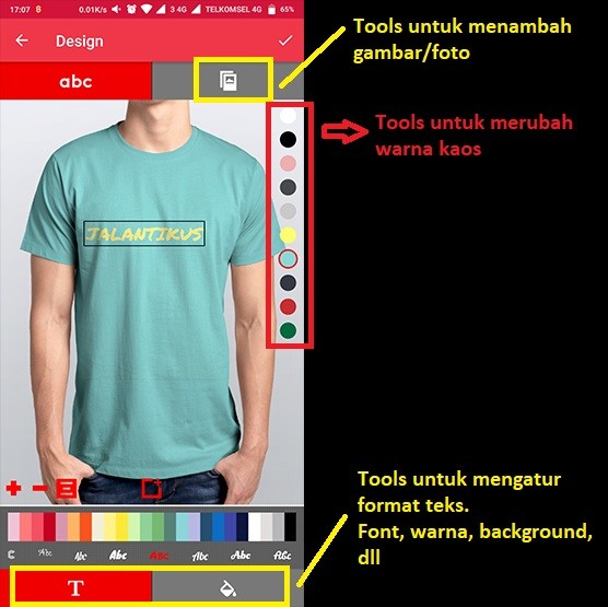 Cara Desain Baju Kaos Distro di HP Hanya 5 Menit!