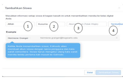 Panduan membuat kelas di edmodo