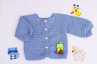 1 - Crochet Imagen Chaqueta a crochet con puntada de arroz muy fácil y sencillo por Majovel Crochet